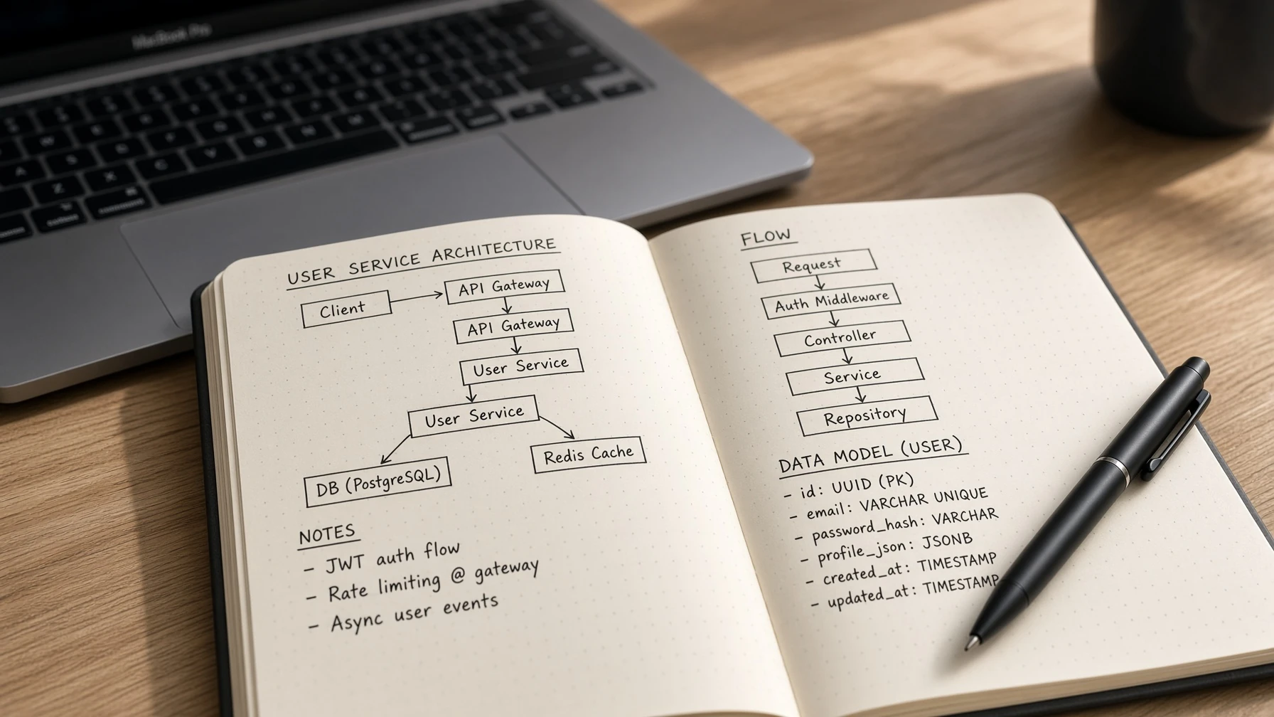 User Service Architecture C4 Plan